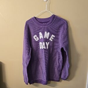 Purple 'Game Day' Sweater